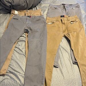 Dockers Tan and Gray Pants Set